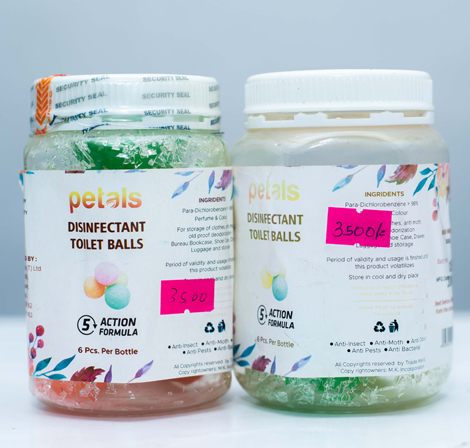 petals disinfectant toilet balls